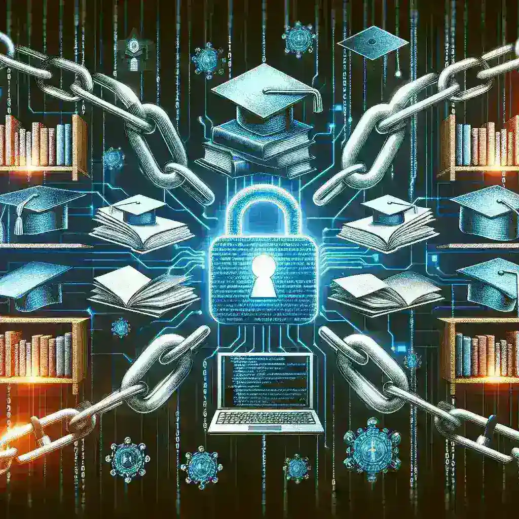 "Imagem de uma aula online de cibersegurança, destacando alunos interagindo com um professor, representando cursos gratuitos de cibersegurança oferecidos em parceria com universidades."